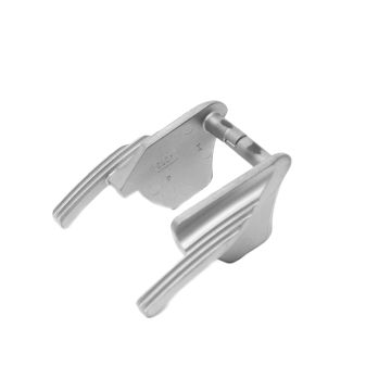 1911 Ambi Thumb Safety with Locking Sear Pin - Premium Chrome DLC Finish