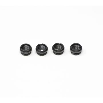 1911 Grip Screw Bushings - Black, Thin (4)
