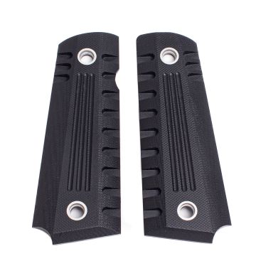 1911 Grips - Slotted Operator - G10 Aluminum Bushings