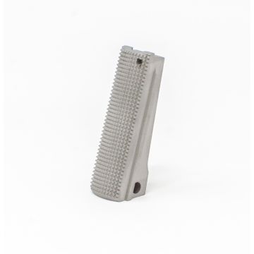 1911 Mainspring Housing - Government, Checkered, Stainless