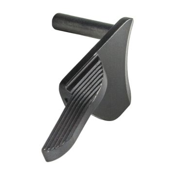 1911 Thumb Safety - Extended, Combat Paddle, Bar-Stock, Black