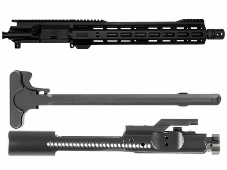 Combat Armory AR-15 300BLK - 16" LENGTH 1:7 TWIST W/ 15" SLIM M-LOK Hand-guard NO Assembly Required With BCG and Charging Handle