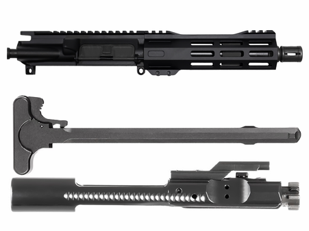 Combat Armory AR-15 300BLK - 7.5" LENGTH 1:7 TWIST W/ 7" SLIM M-LOK HANDGUARD NO Assembly Required With BCG and Charging Handle