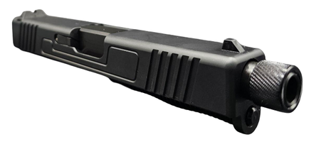 Combat Armory Slide Fits Glock 19 Gen3 Fully Assembled Radius in Black Nitride Threaded — image 2