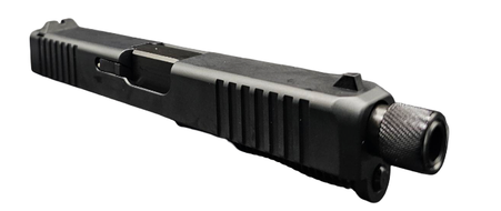Combat Armory Slide Fits Glock 19 Gen3 Fully Assembled Tapered Nose Black Nitride Threaded — image 2