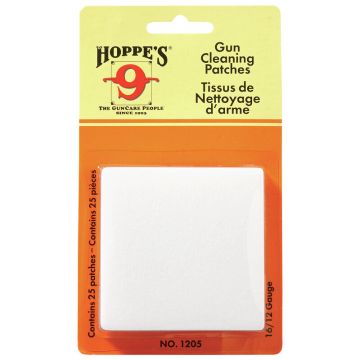 Hoppe's Gun Cleaning Patches (Pack of 25)
