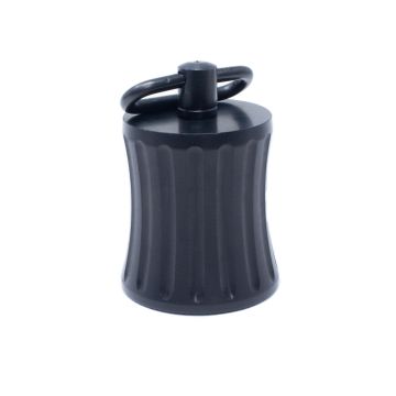 Shotgun Magazine Cap - Extended Concave Fluted W/ Sling Swivel