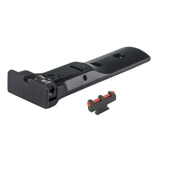 Smith & Wesson Revolver - Rear Adjustable Sight - Black Target w/ Plunger Fiber Front