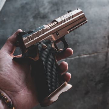 XP COMP – 9MM – BRONZE – Ambi Thumbrest (Custom Shop Edition)