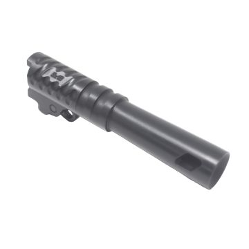 XP Pro 4" Fluted 1911 Barrel - 9MM - Clark/Para Ramped - Ported (Black)