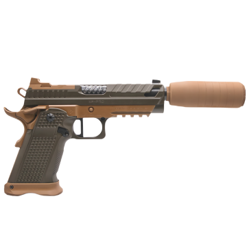 XP PRO - 9MM – OD Green & Tan - Suppressor Package - Custom Shop Edition