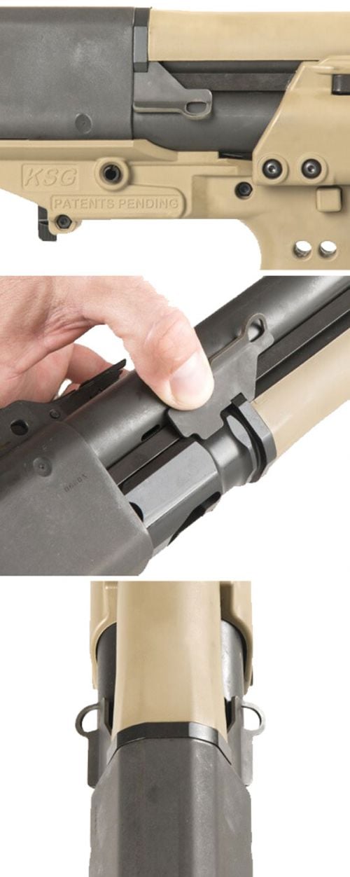 Keltec KSG515 Single Point Sling Attachment Black Steel