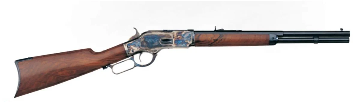 Uberti 1873 Rifle Half Octagonal Barrel .45 Colt Case Hardened Frame Buttplate and Lever Rifle